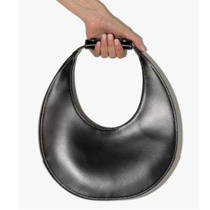 STAUD Moon Leather Tote Bag